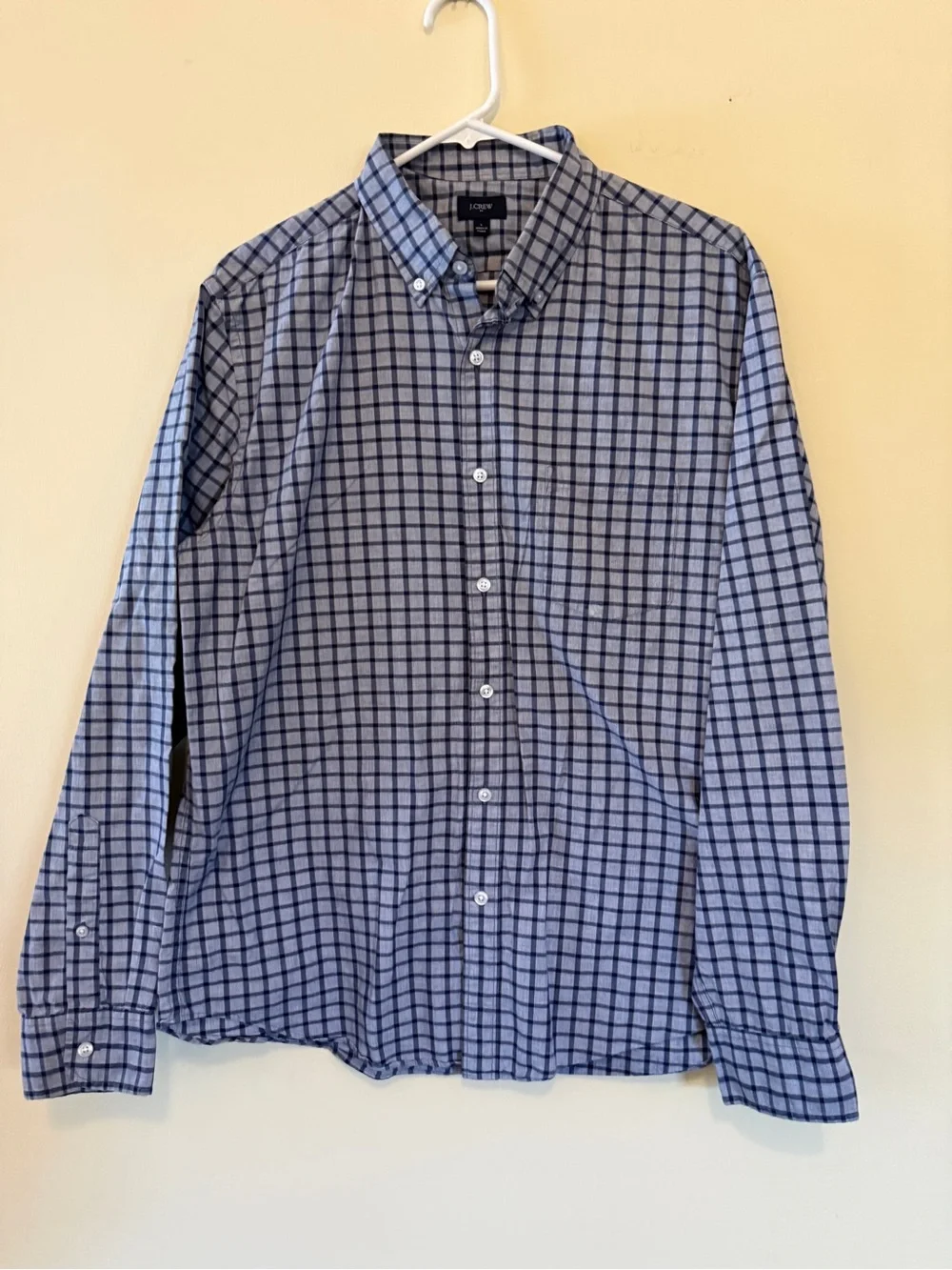 J.Crew Button-Down Plaid Shirt – Men’s Large